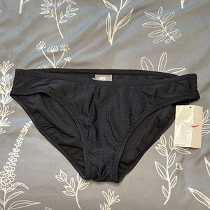 Nike Black Bikini Bottoms with Pattern NWT